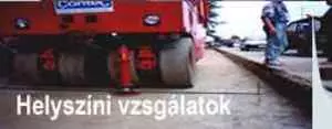 helyszini vizsgálatok